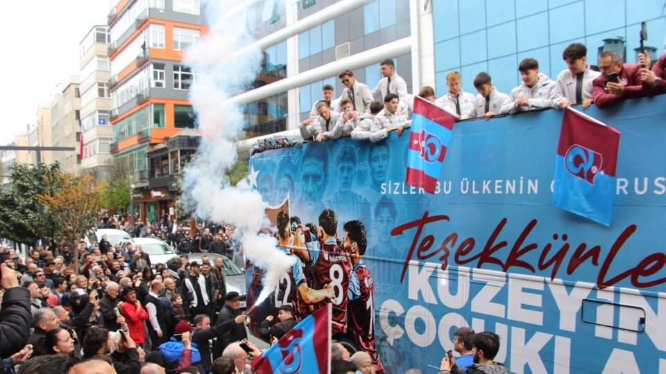 Trabzon'da Avrupa ikinciliği coşkusu!