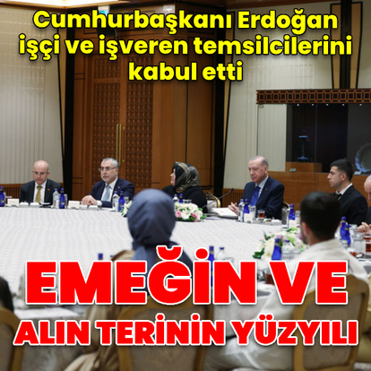 Cumhurbaşkanı Erdoğan'dan 1 Mayıs mesajı