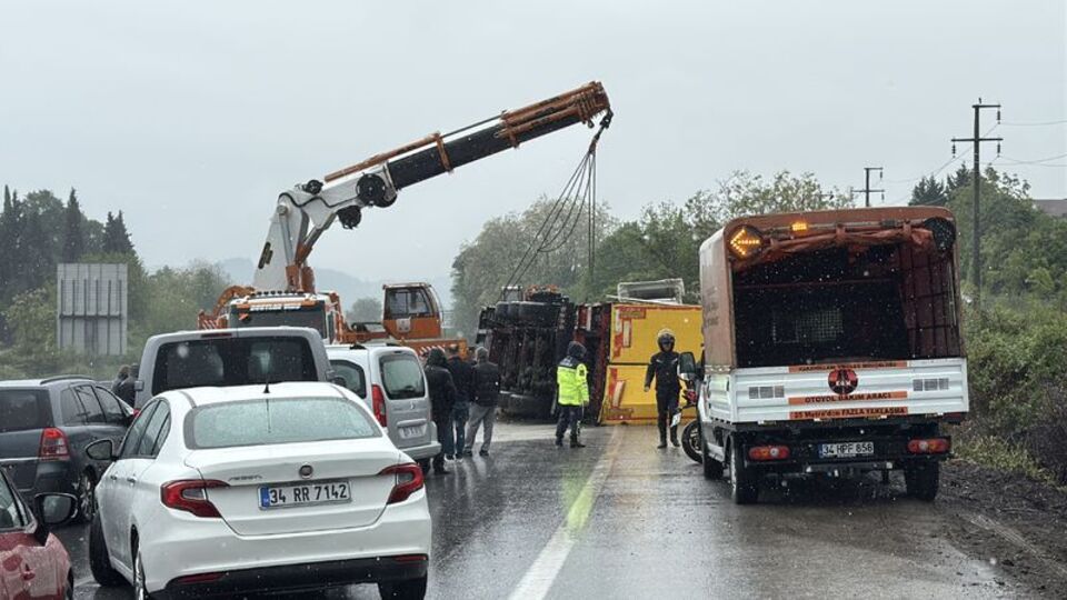 Anadolu Otoyolu'nda zincirleme kaza
