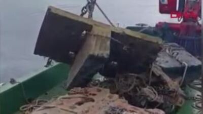 Denizin dibinden 200 ton tonoz