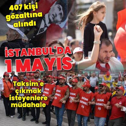 İstanbul'da 1 Mayıs! İşe gidenler yolda kaldı