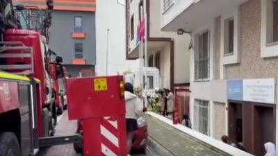 Avcılar'da kız yurdunda yangın