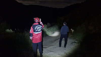 Kayıp demans hastasını arama çalışmalarına ara verildi