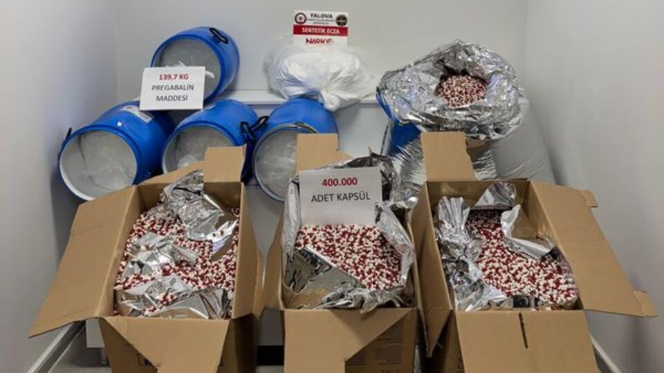 Yaklaşık 140 kilogram uyuşturucu ele geçirildi