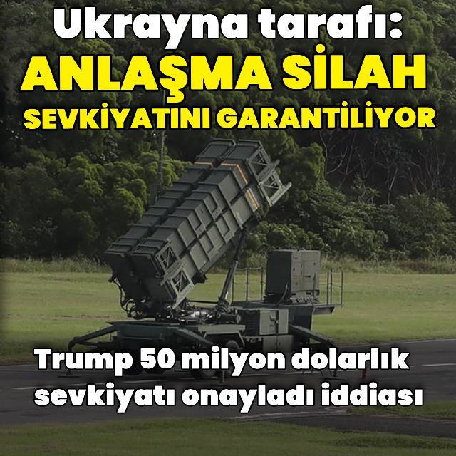 Mihail Podolyak: Anlaşma yeni silah sevkiyatını garanti ediyor