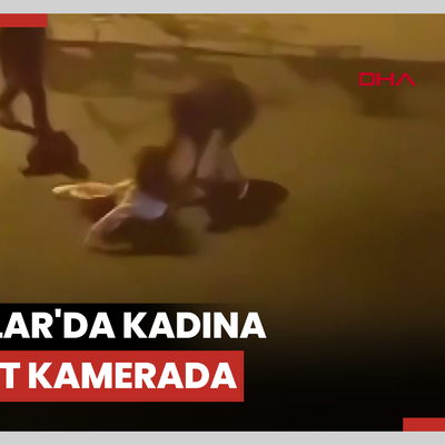 Avcılar'da kadına şiddet kamerada: Tekme tokat darbedildi yerde sürüklendi