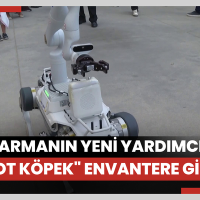 Jandarmanın yeni yardımcısı "robot köpek" envantere girdi