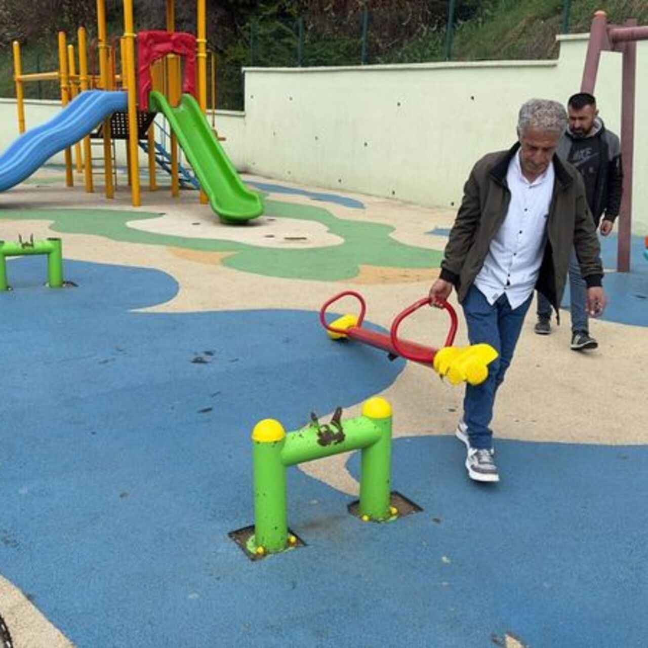 Hakkari'deki park ikinci kez tahrip edildi