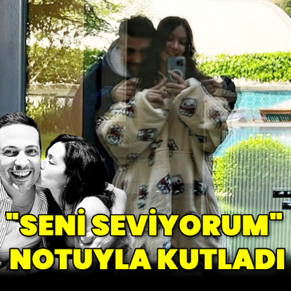 "Seni Seviyorum" notuyla kutladı