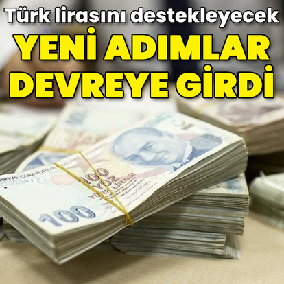 TL'yi destekleyecek yeni adımlar