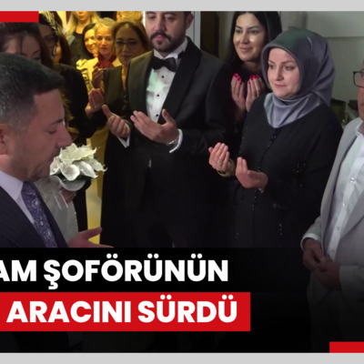 Nevşehir Belediye Başkanı Arı, makam şoförünün gelin aracını sürdü