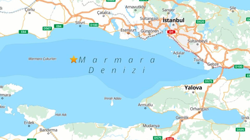 İstanbul'da 4 büyüklüğünde deprem