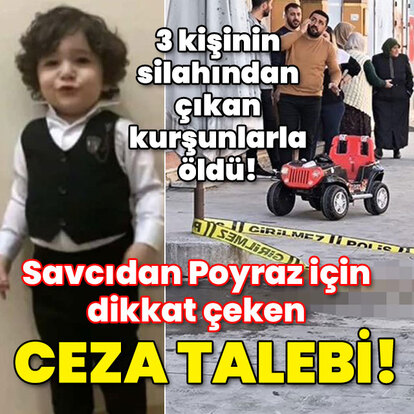 3 ki�inin silah�ndan ��kan kur�unlarla �ld�! Savc�dan Poyraz i�in dikkat �eken ceza talebi!