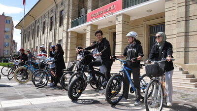 Eskişehir'de Yunus Emre Hoşgörü Bisiklet Turu