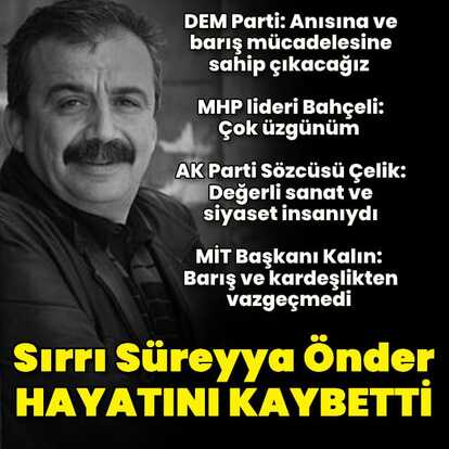Sırrı Süreyya Önder hayatını kaybetti