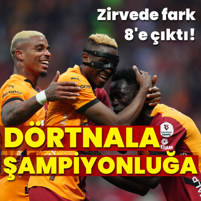 Dörtnala şampiyonluğa!