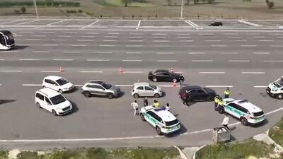 Havadan denetim! 37 bin araca işlem