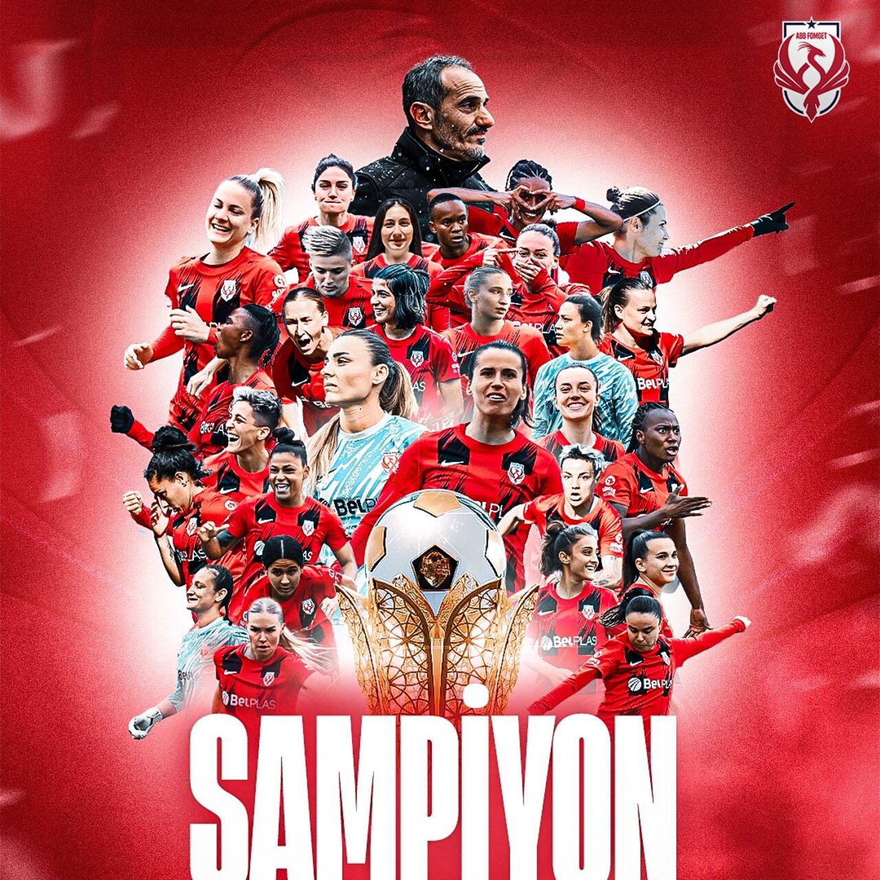 Kadınlar Süper Ligi'nde şampiyon ABB Fomget!