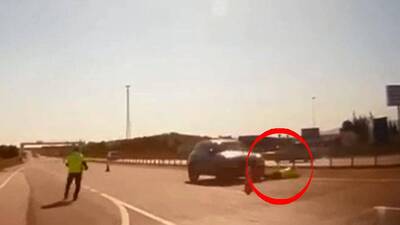 Polise çarpıp kaçmıştı, yakalandı