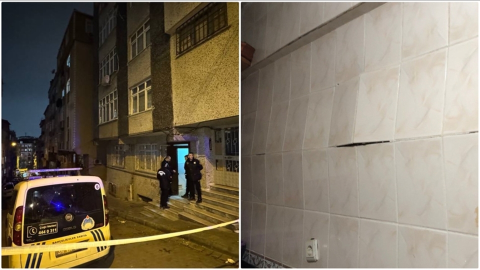 Küçükçekmece'de 4 katlı bina mühürlendi