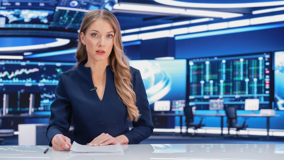 Televizyon haberciliği bölümü