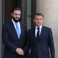 Macron ile Şara görüştü