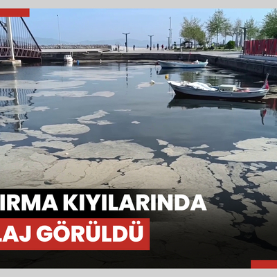 Bandırma kıyılarında müsilaj görüldü