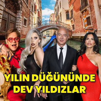 Yılın düğününde dev yıldızlar