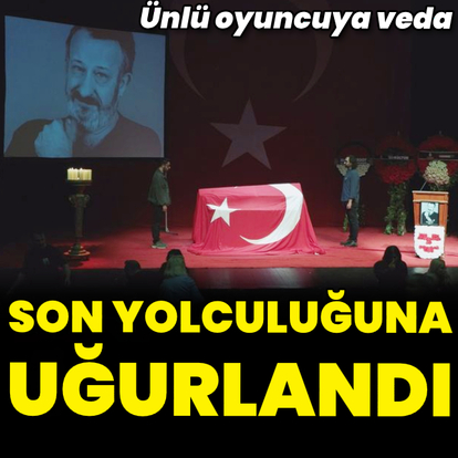 Ünlü oyuncuya veda