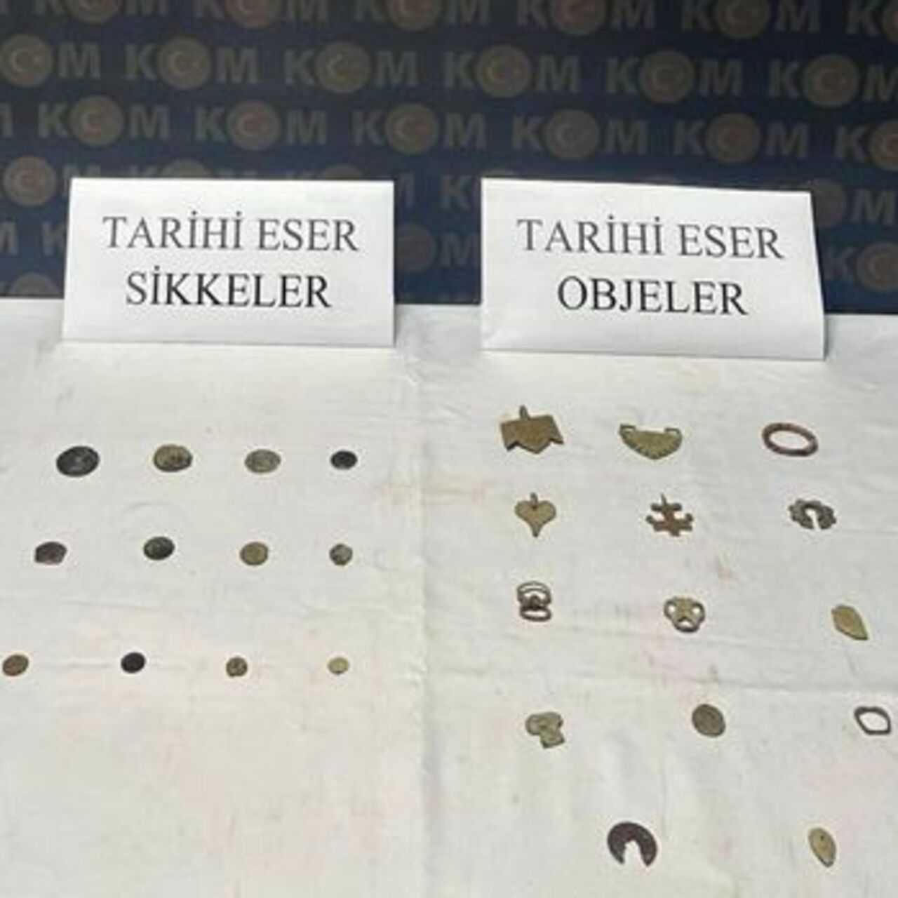 Karabük'te 12 sikke ele geçirildi