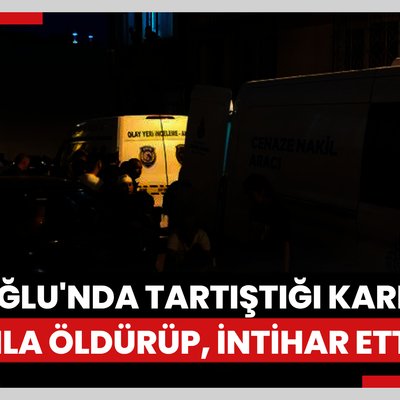 Beyoğlu'nda tartıştığı kardeşini silahla öldürüp, intihar etti
