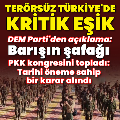 PKK: �calan'�n �a�r�s�yla kongre 5-7 May�s'ta topland�! Tarihi bir karar al�nd�