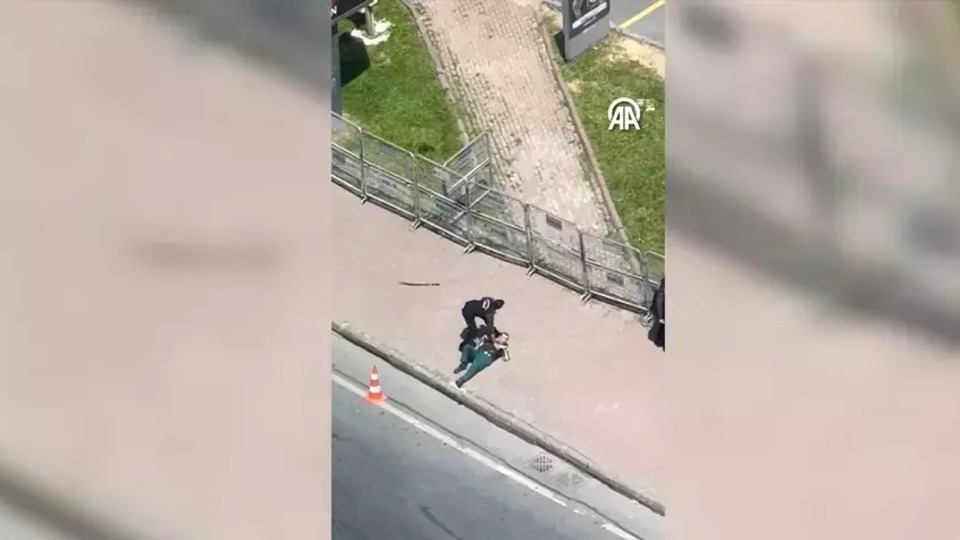 İsrail'in İstanbul Başkonsolosluğu önünde silah sesleri