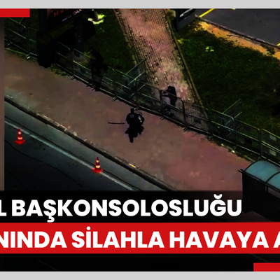 İsrail'in İstanbul Başkonsolosluğu yakınında silahla havaya ateş açıldı