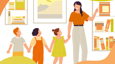 Meşher'de anneler ve çocuklar için yaratıcı atölye