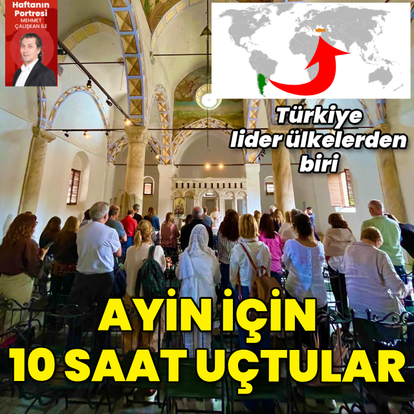 13 bin kilometre yol kat ettiler