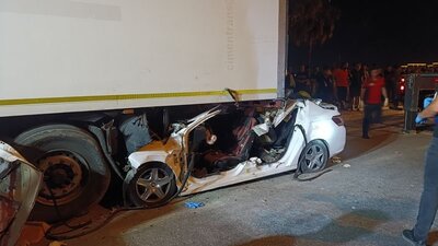 Silifke'de korkunç kaza! 2 ölü