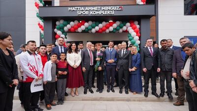 Mattia Ahmet Minguzzi Spor Tesisi açıldı