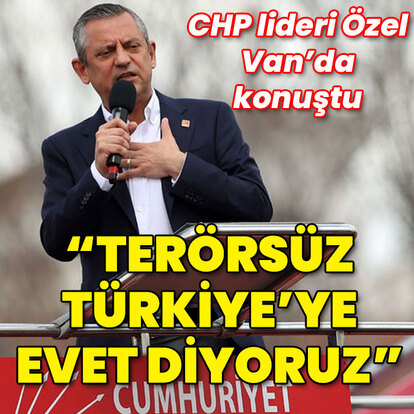 Özel: Terörsüz Türkiye'ye evet diyoruz