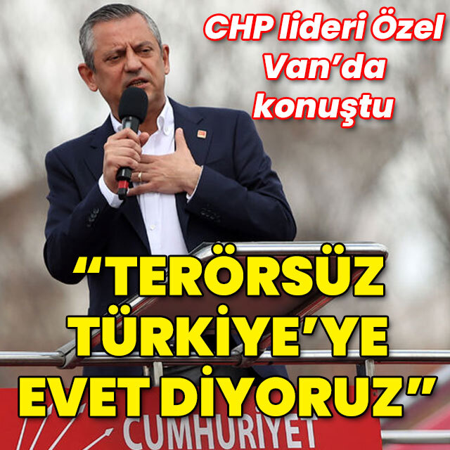 Özel: Terörsüz Türkiye’ye evet diyoruz