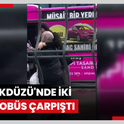 Beylikdüzü'nde iki metrobüs çarpıştı