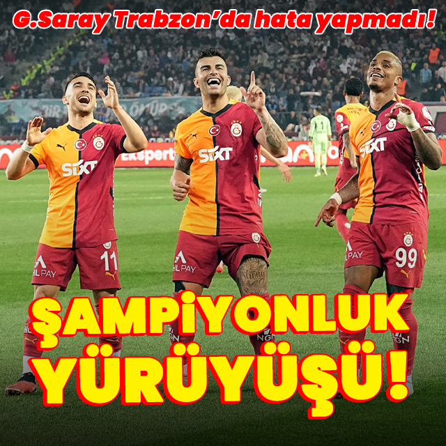 Galatasaray şampiyonluğa koşuyor!
