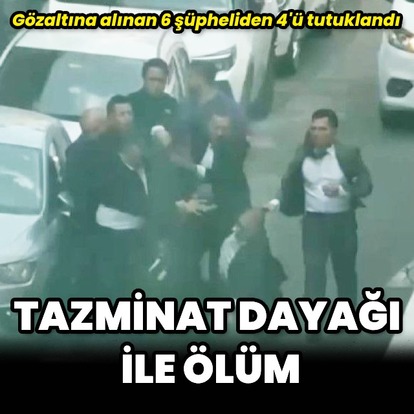 Holding önündeki cinayete 4 tutuklama