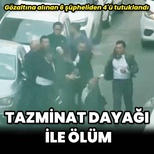 Holding önündeki cinayete 4 tutuklama