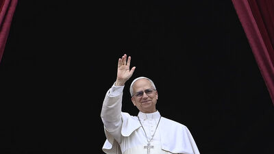 Papa 14. Leo ilk pazar duasını yaptı