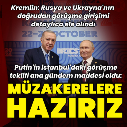 Cumhurbaşkanı Erdoğan Putin ile Ukrayna'yı görüştü