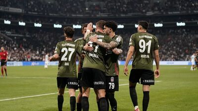 Beşiktaş galibiyet serisini 3 maça çıkardı!