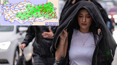 Meteoroloji açıkladı: 5 bölgede sağanak! İllerimizde hava durumu!