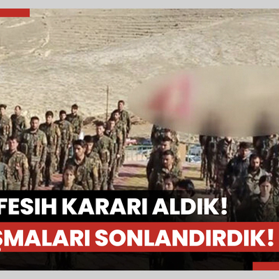 Silah bırakan PKK: Fesih kararı aldık! Çalışmaları sonlandırdık!