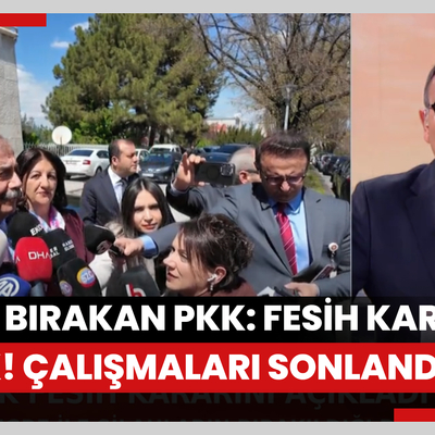 Silah bırakan PKK: Fesih kararı aldık! Çalışmaları sonlandırdık!